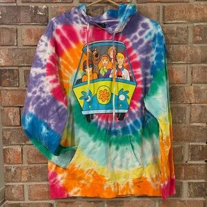 Colorful Tie-Dye Scooby-Doo Hoodie